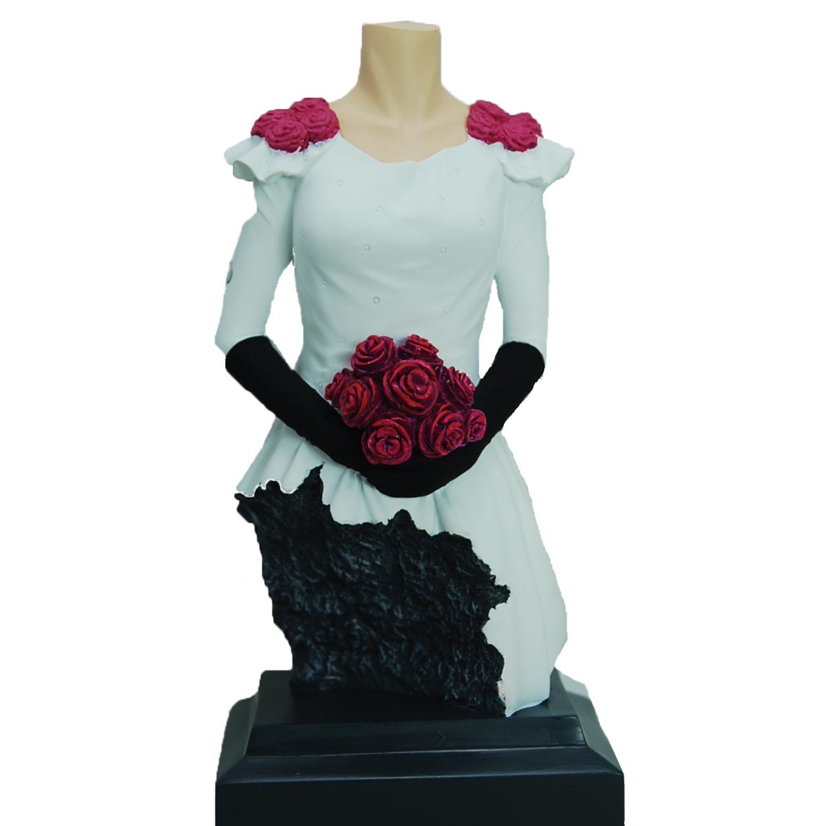 新婚新娘人物雕像创意家居装饰树脂工艺品定制婚礼现代艺术摆件