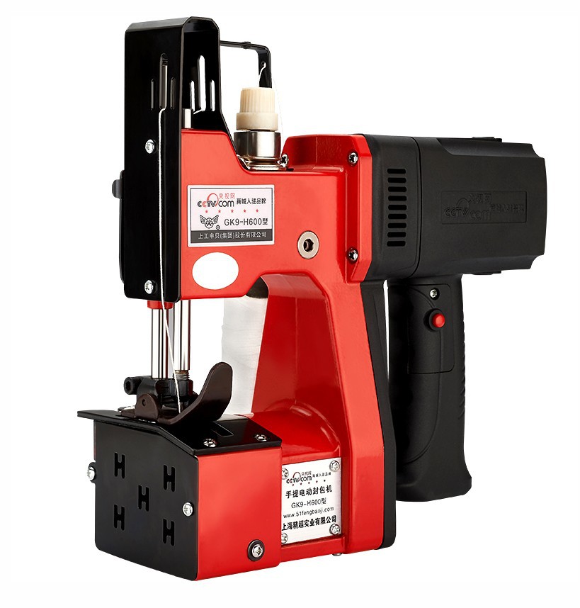 飞人牌gk9-h600便携手提电动缝包机蛇皮袋枪式封包机编织袋封口机