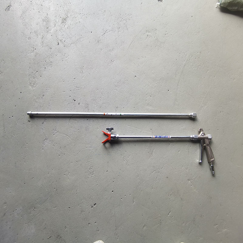 高压无气喷涂机喷漆枪1米45cm加长杆长江牌特兰森喷漆枪延长杆