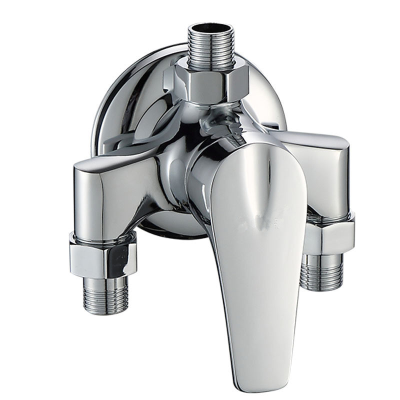 明装冷热水混合阀太阳能热水器水龙头花洒混合开关阀花洒套装开关