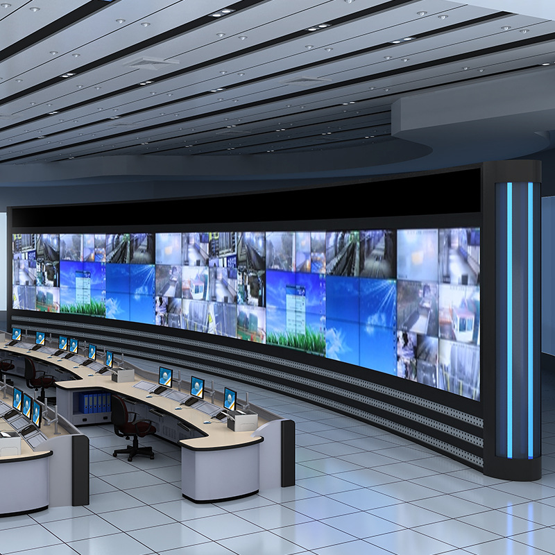 广州安防监控设备控制台厂家定制指挥中心调度集成机房操作台豪华