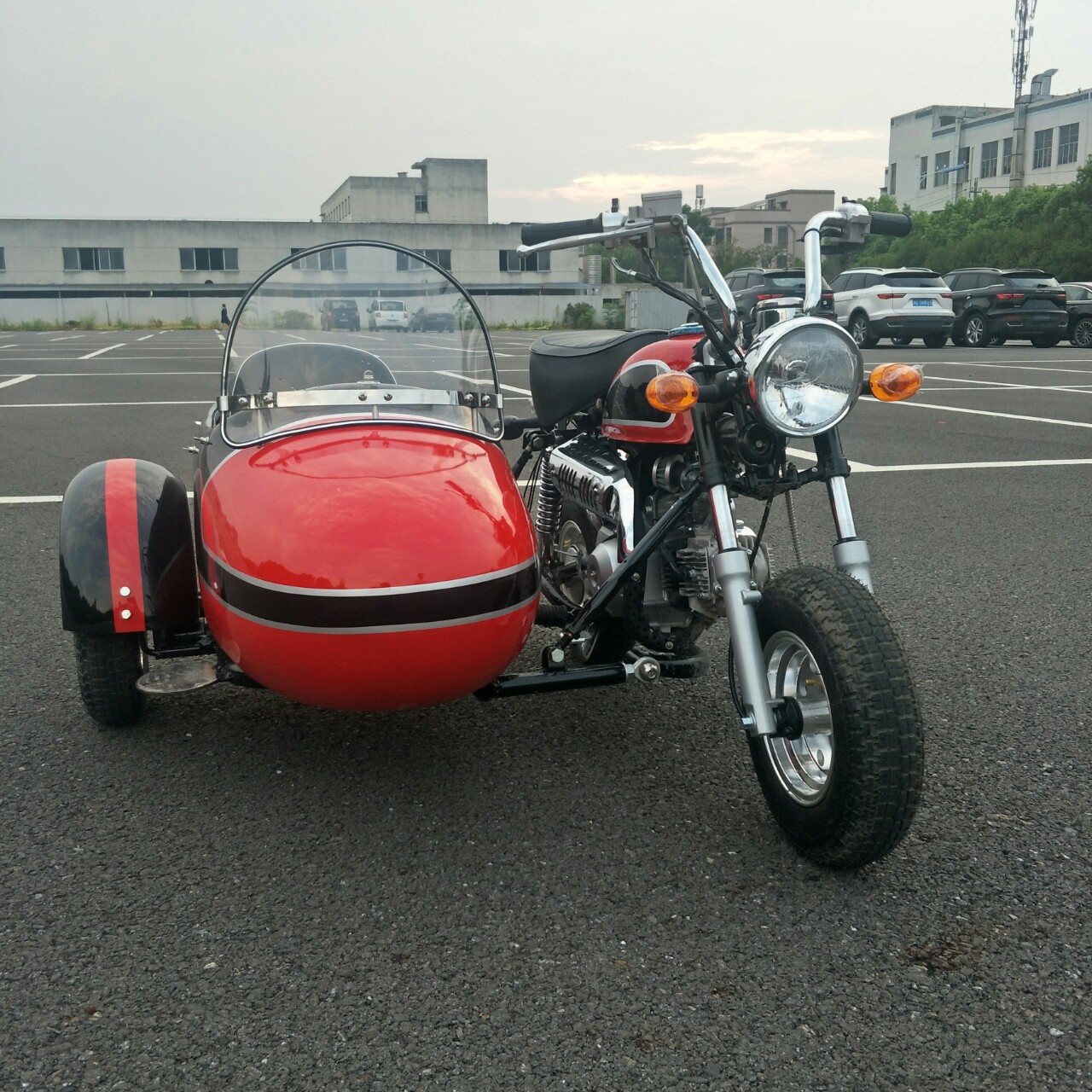 猴子款越野摩托车改装边三轮赛车娱乐成人玩具休闲车