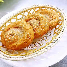 传统特色糕点德昌咸煎饼【10个/袋】广州广式西关怀旧咸煎饼