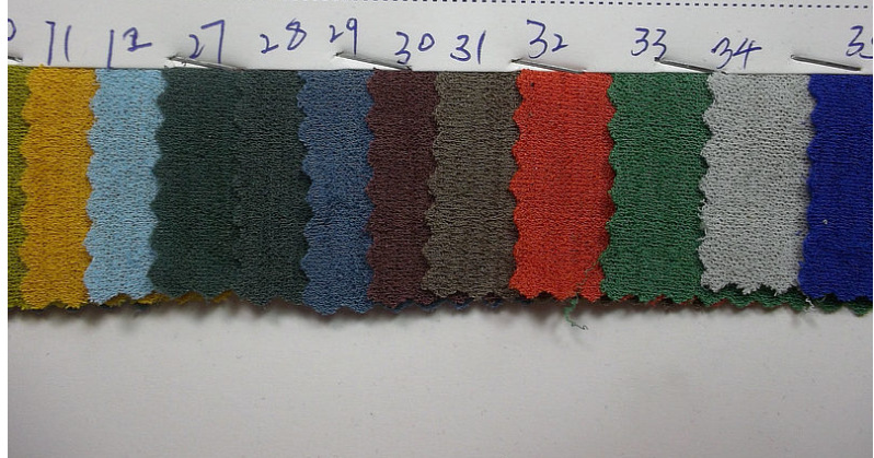 280g水晶麻弹力布 乱麻柔垂薄款高档夏季女装裙针织汗布面料批发