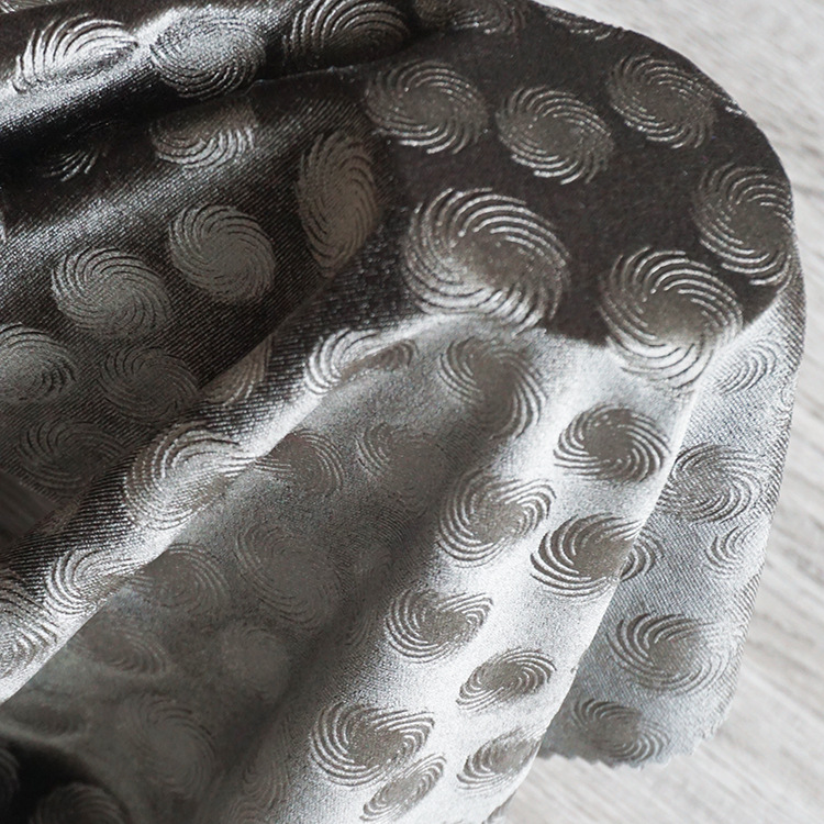 韩国绒3d压花不倒绒氨纶天鹅绒立体压花面料 厂家直销