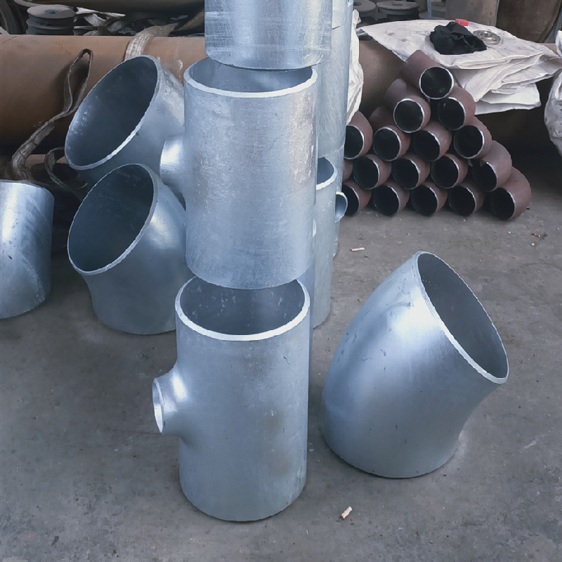 碳钢20无缝热镀锌钢管dn80正三通异径三通防腐接头焊接管件