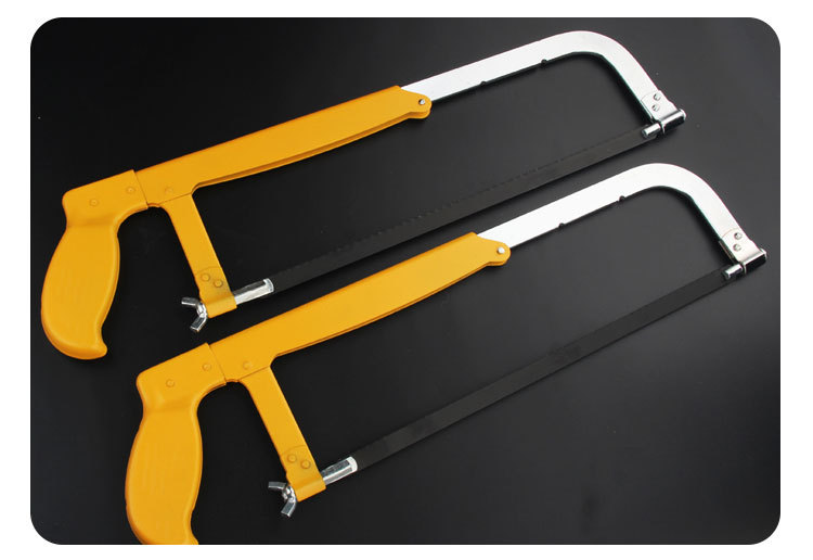 临沂钢锯弓厂家手用锯架子12寸电镀加厚可调木工折叠多功能钢锯架