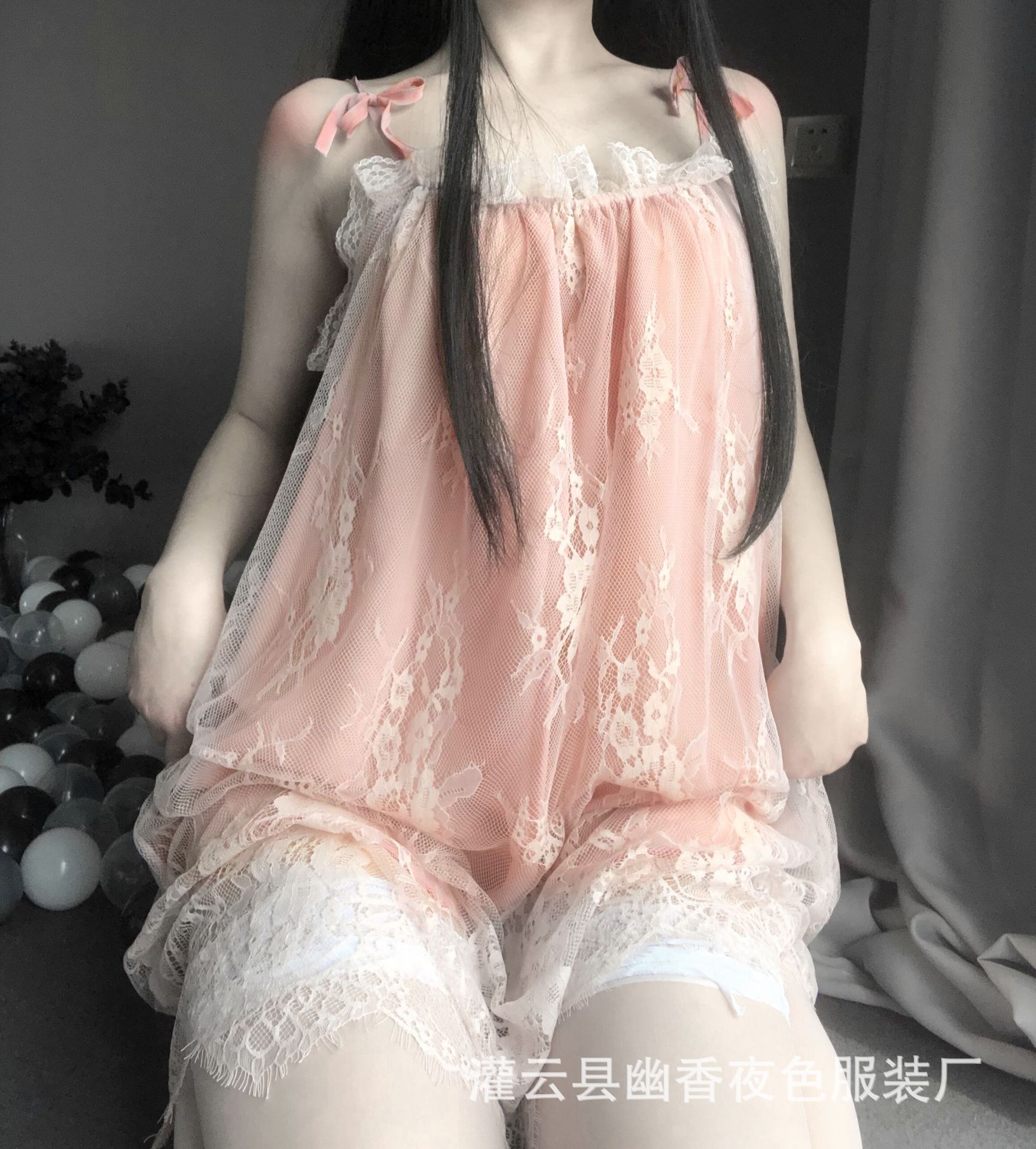 林林婷2020新款自拍图情趣内衣 性感猫女郎兔女郎女佣一件代发