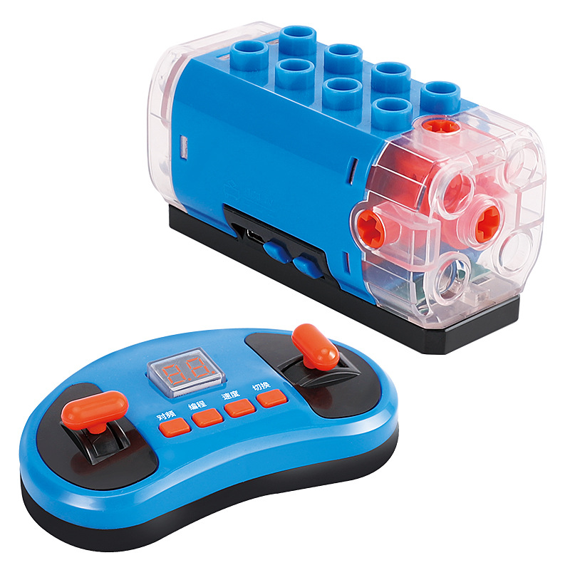 兼容乐高大颗粒齿轮机械积木遥控电机动力马达配件益智编程教具