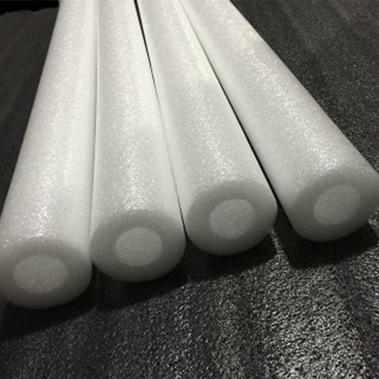 epe白色防震珍珠棉棒3cm实心空心护角护边游泳珍珠棉管定做泡沫棒