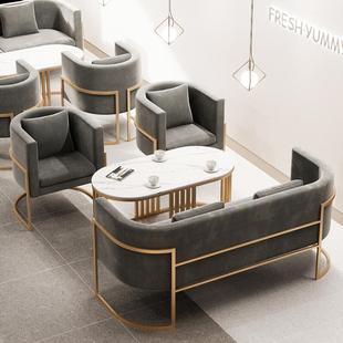 北欧单人沙发椅现代简约客厅轻奢休闲懒人老虎椅皮艺多人沙发组合