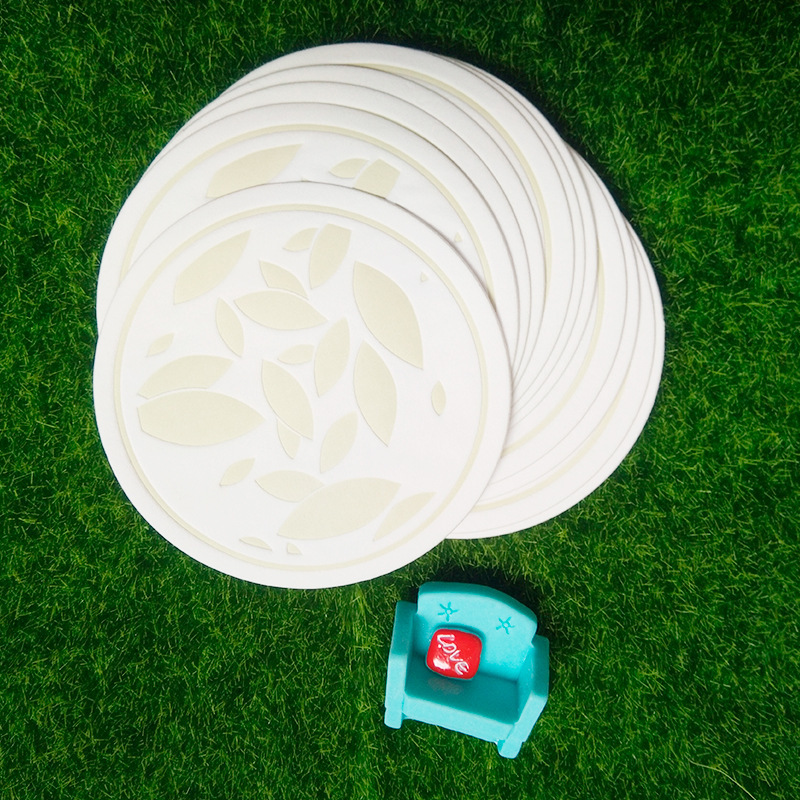 啤酒杯茶杯吸水纸杯垫厂家定制 创意家居吸水圆形杯垫 恒温杯垫