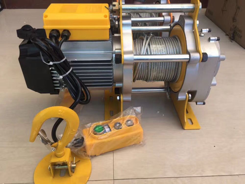 2吨提升机快速建筑电动葫芦吊机起重机卷扬机吊机1t2t220v卷扬机