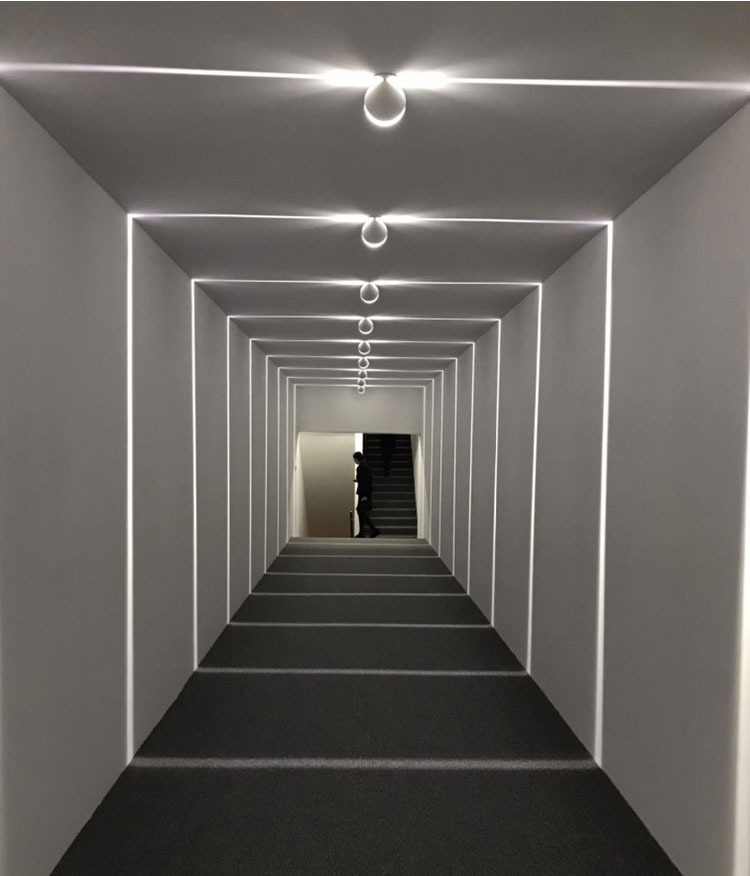 led窗台灯创意壁灯360度发光走廊过道装饰射线条灯具