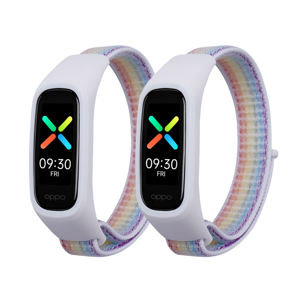 适用oppo手环腕带智能手环oppo band尼龙回环tpu表带oppo watch