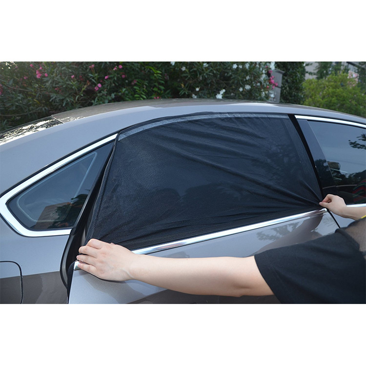 汽车套式遮阳网方形弧形 汽车侧窗罩 汽车侧挡