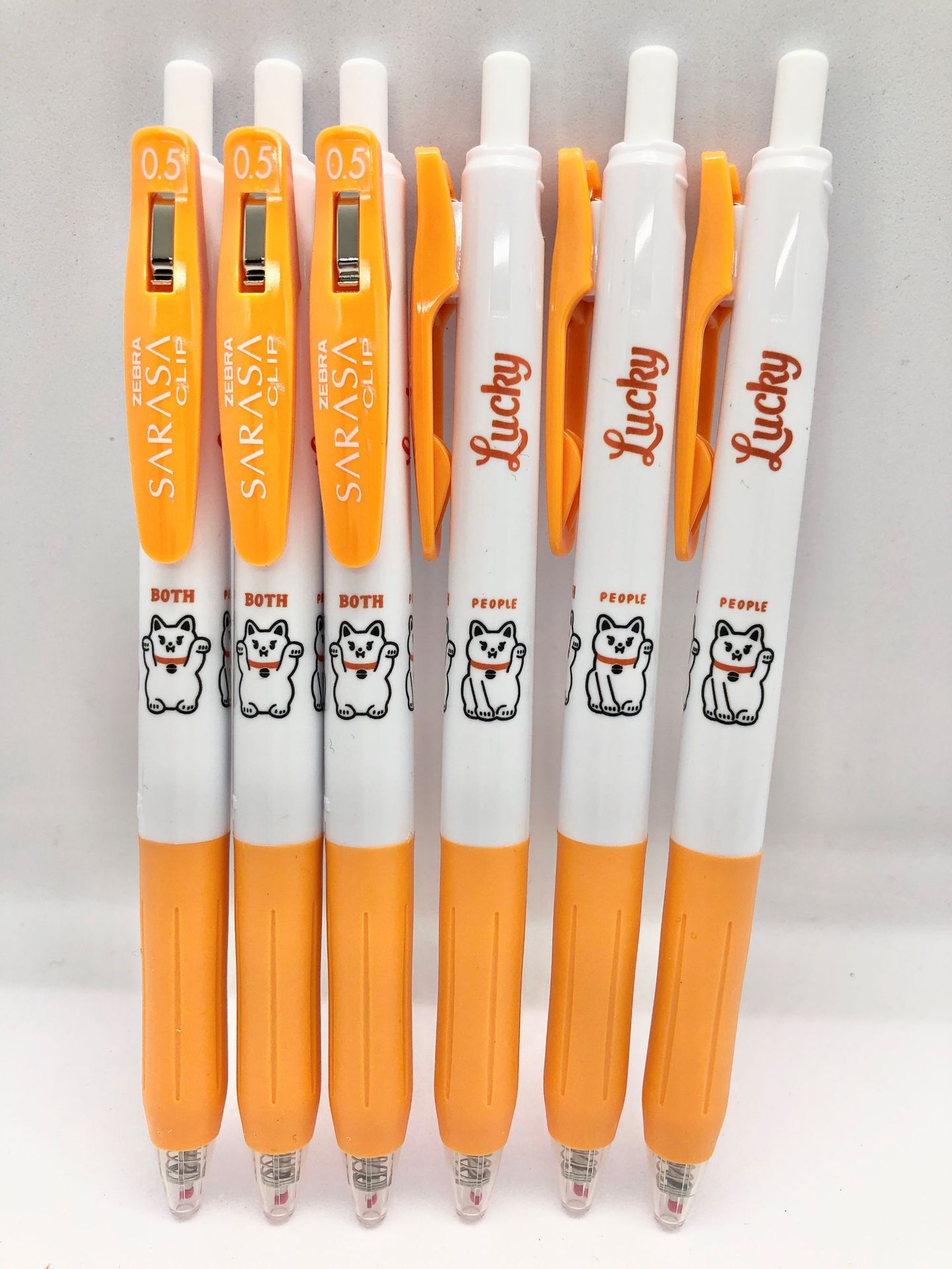 日本zebra斑马招财猫限定新品中性笔jj15学生用可爱中性笔0.5黑色