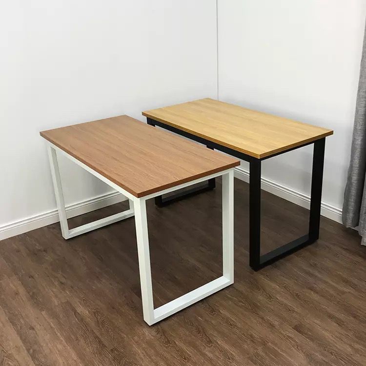 方管电脑桌架金属台脚吧台支架办公桌会议桌子铁艺桌腿烤漆可定制