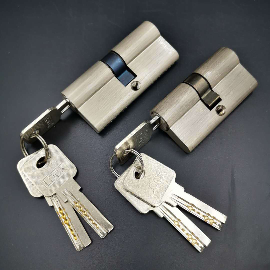 厂家直销全铜双开锁芯 室内门防盗门锁芯大70mm执手锁芯 加工订制