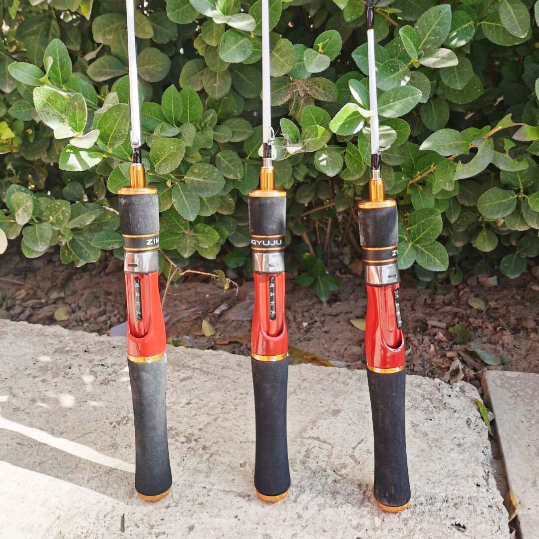 仟屹供应碳素短节冰钓竿60cm70cm80cm冬钓竿冬季使用冰钓轮冰钓漂