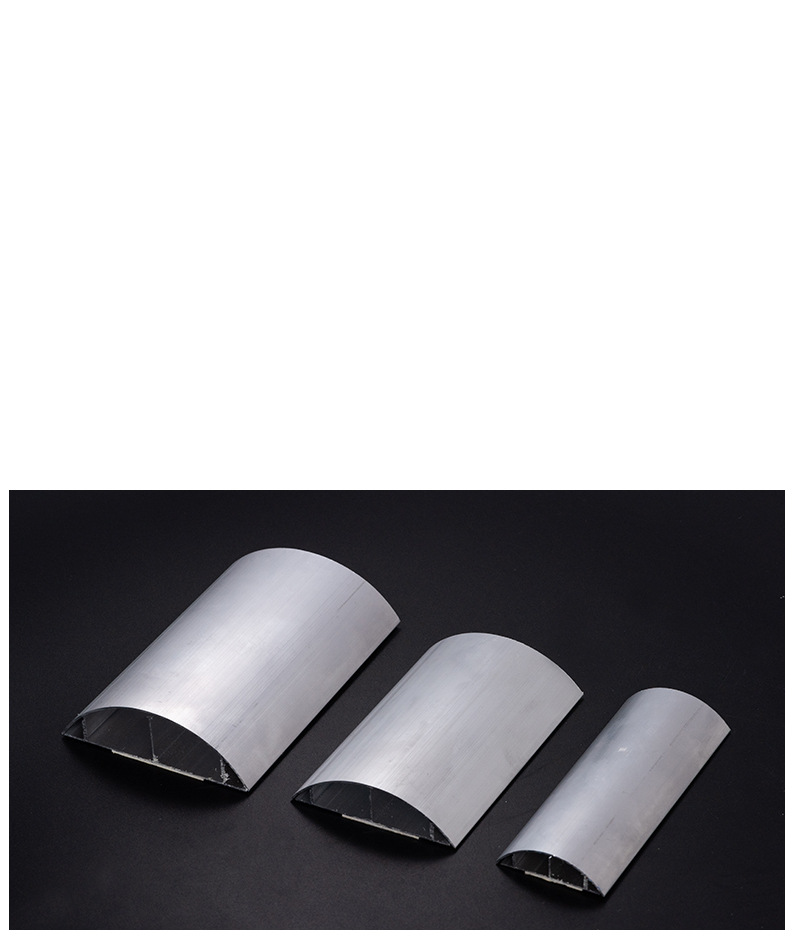 明装不锈钢地板槽10#弧形金属压线金属半圆穿线槽抗压防踩走线槽