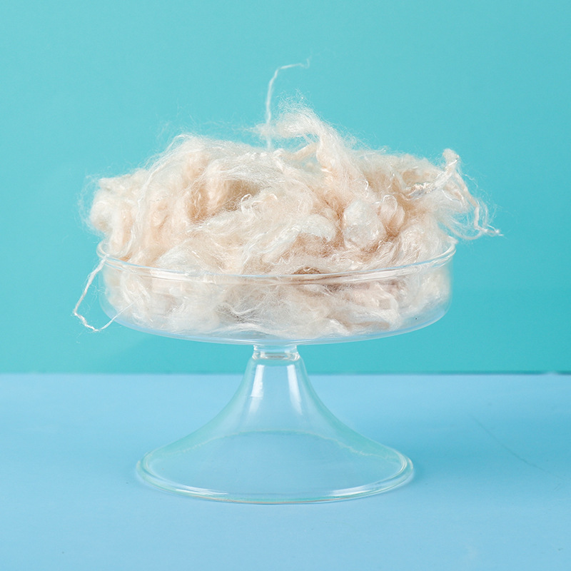 现货供应艾草纤维 天然植物纤维纱线面料原料 库存织袜纱线纤维