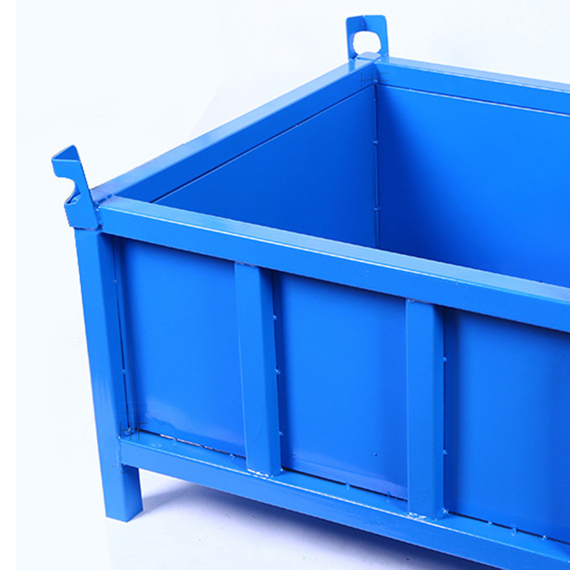 铁皮周转箱 钢制周转箱车间半成品料箱成品周转废料箱金属周转箱