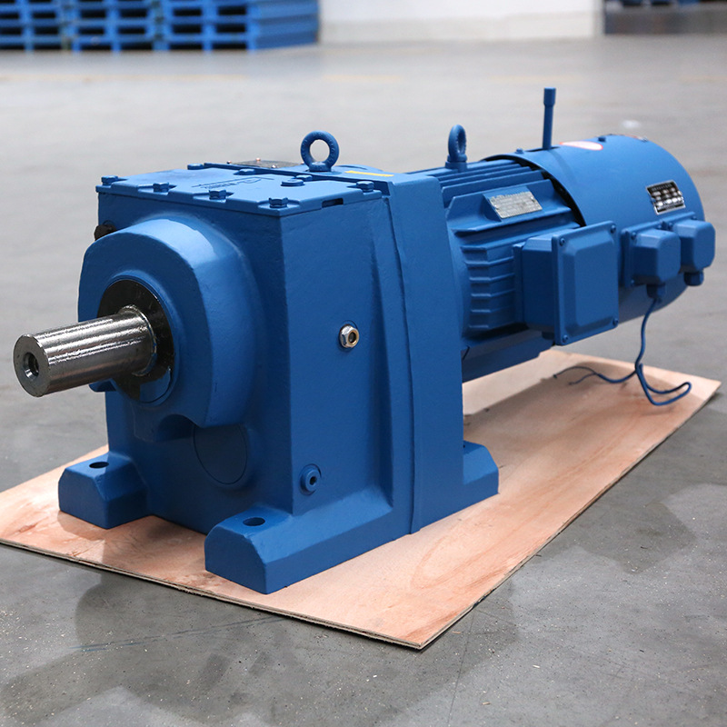 卧式减速机齿轮减速机低噪音斜齿轮减速机输送带传动机厂家