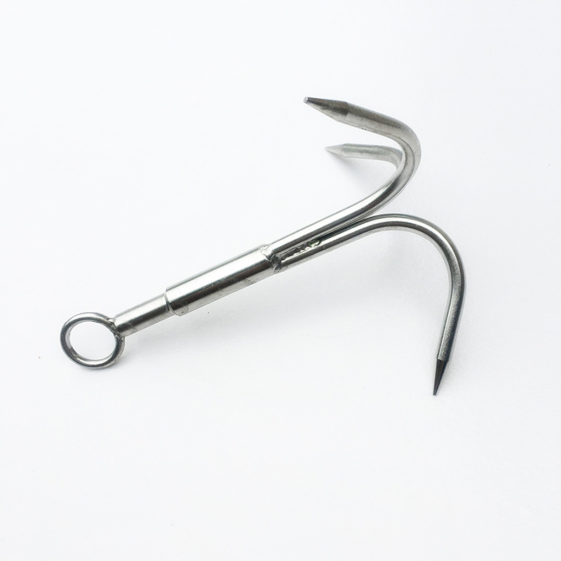 东圣厂家批发不锈钢锚钩水草钩飞虎爪登山钩打捞器三爪钩垂钓用品