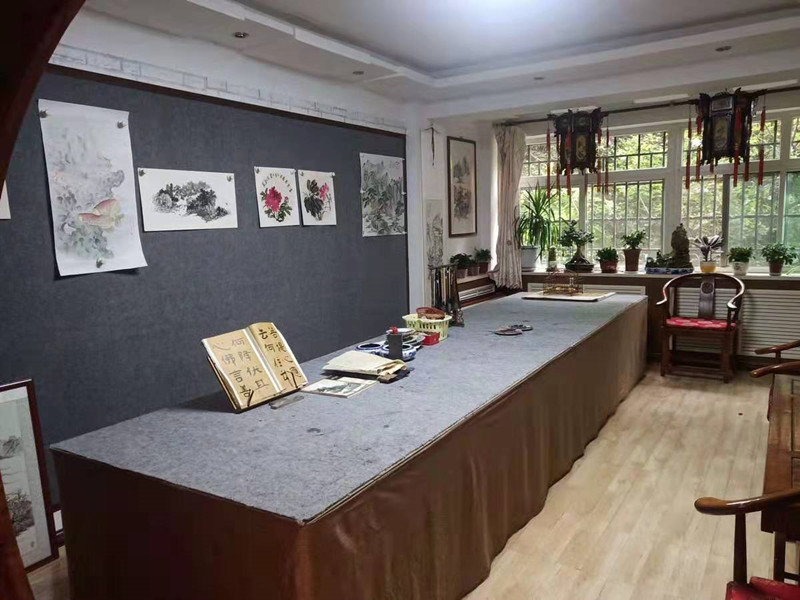 吸磁性书画墙贴 硬铁板毛毡墙书法展示教学磁铁固定国画墙纸