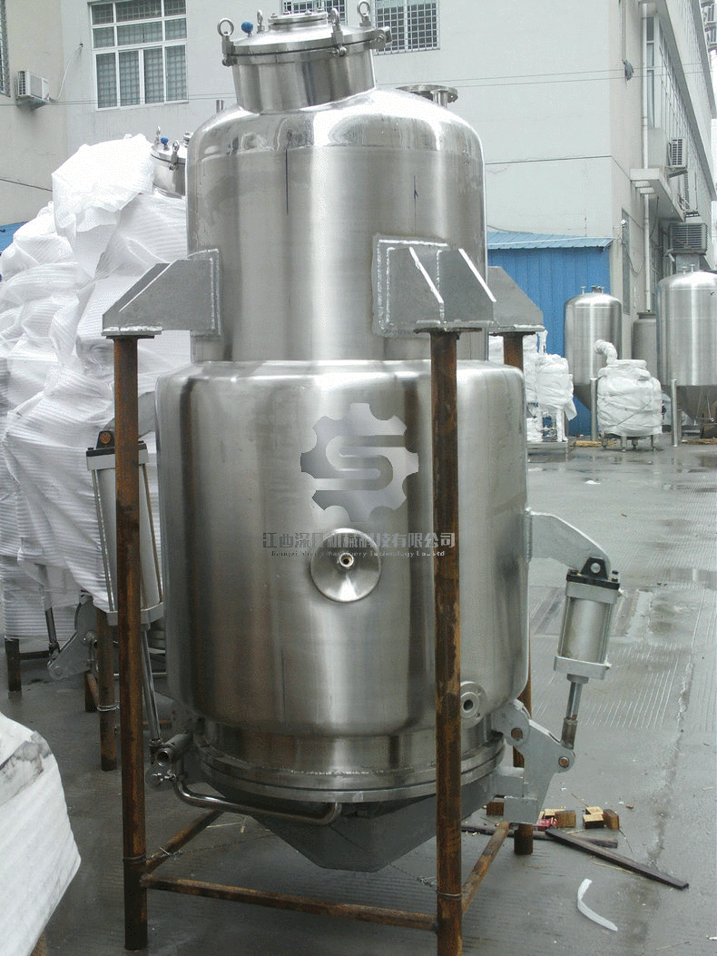 斜锥型多功能提取罐设备 八角油玫瑰花精油提取设备 药材浸提罐