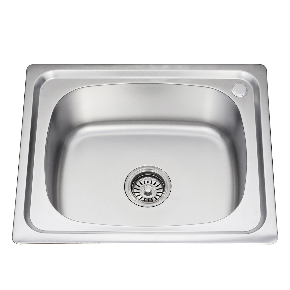 出口外贸不锈钢小单盆水槽洗菜水槽 洗菜不锈钢 一体水槽拉丝材质