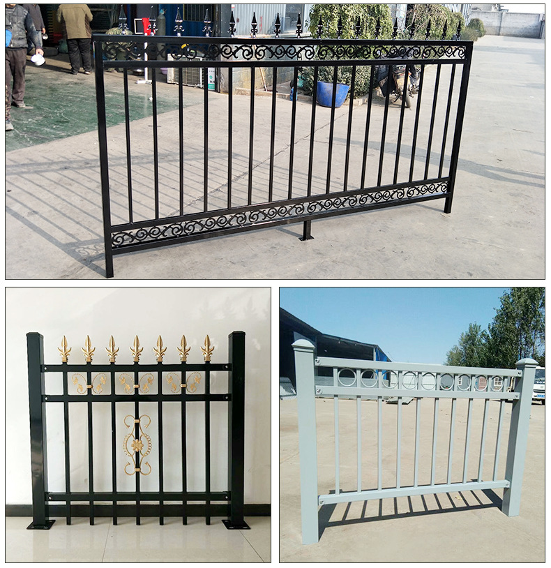 锌钢护栏定制小区别墅防盗铁艺栅栏围墙护栏学校厂房隔离锌钢护栏