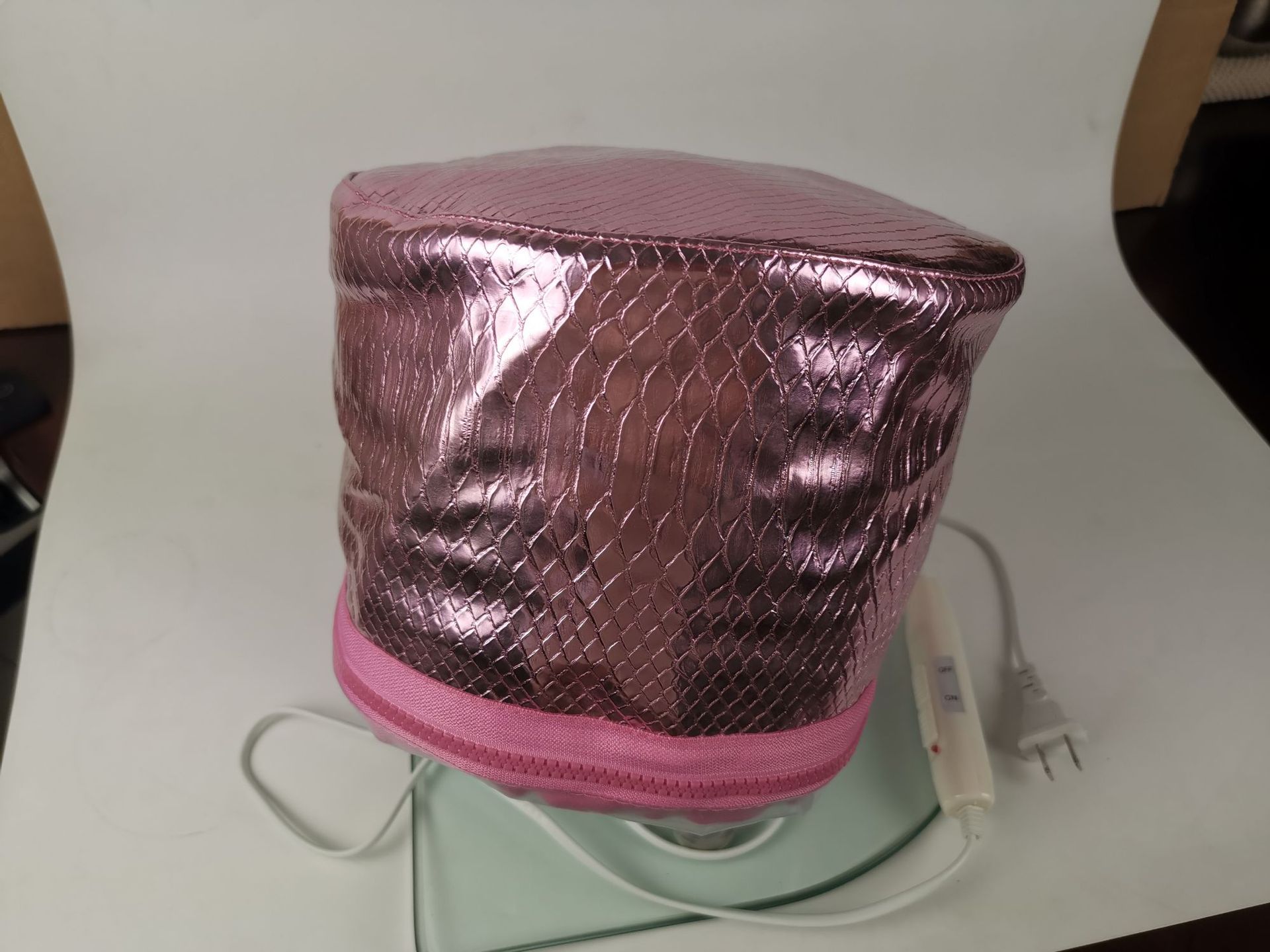 厂家美规英规欧规插头天星电热帽护发帽加热帽护理染发烫发帽