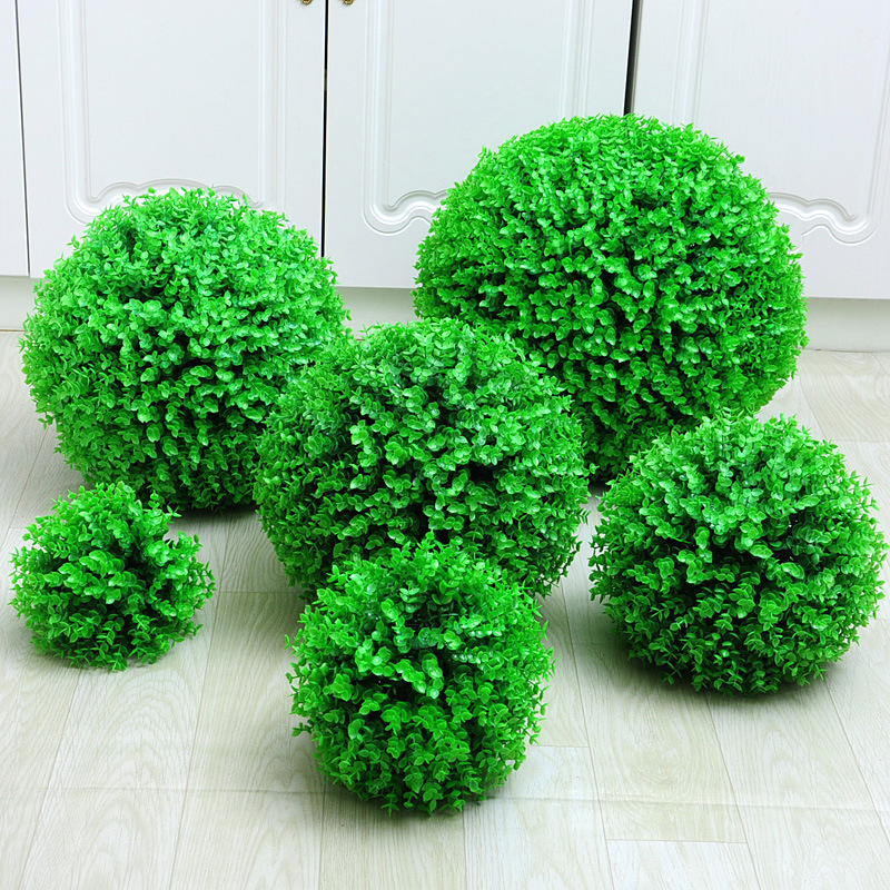 Artificial Flower Artificial Flowers Straw Ball Plastic Eucalyptus Milan Ball Ceiling Decoration Peanut Straw Ball Plant