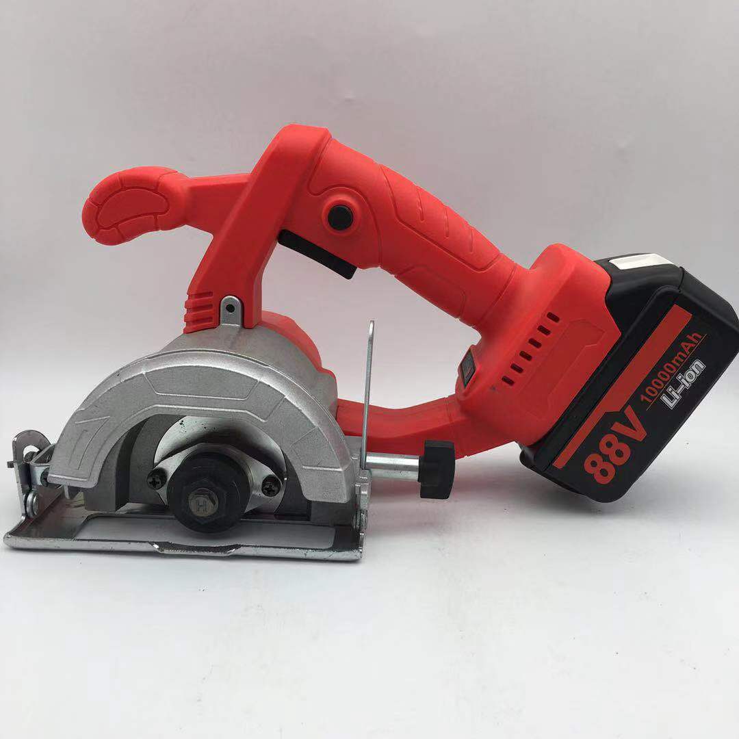 批发充电电圆锯切割机木工锯圆盘锯手提锯锂电电锯4寸电动工具