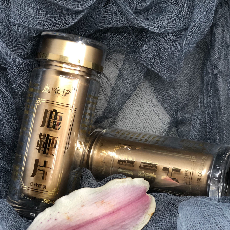 吉林鹿乡梅花鹿鹿鞭片压片糖果男性食品鹿鞭补品60粒一件代发