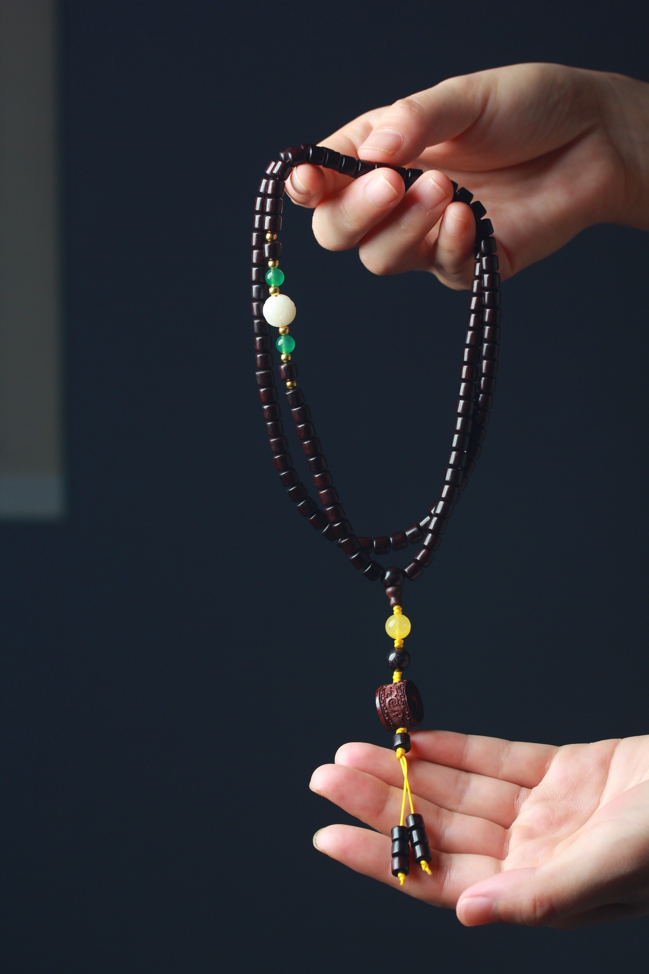 非洲小叶紫檀手串 赞比亚血檀文玩佛珠108颗男女手链 diy饰品批发