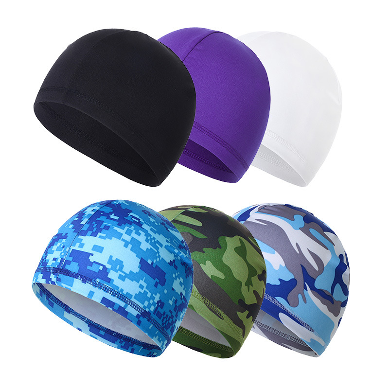 Cross-Border Hot Sale Sun Protection Riding Cap Men's and Women's Bicycle Helmet Lining Liner Cap Sports Quick-Drying Ice Silk Cap