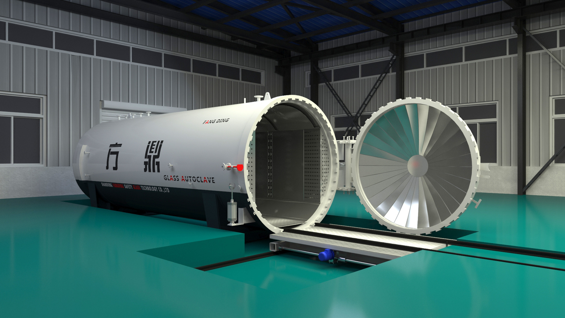 高压釜夹层玻璃生产线,蒸压釜,夹胶玻璃设备