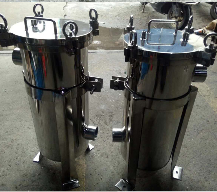 不锈钢袋式过滤器井水河水大型化工污水无纺布单袋卫生级过滤器