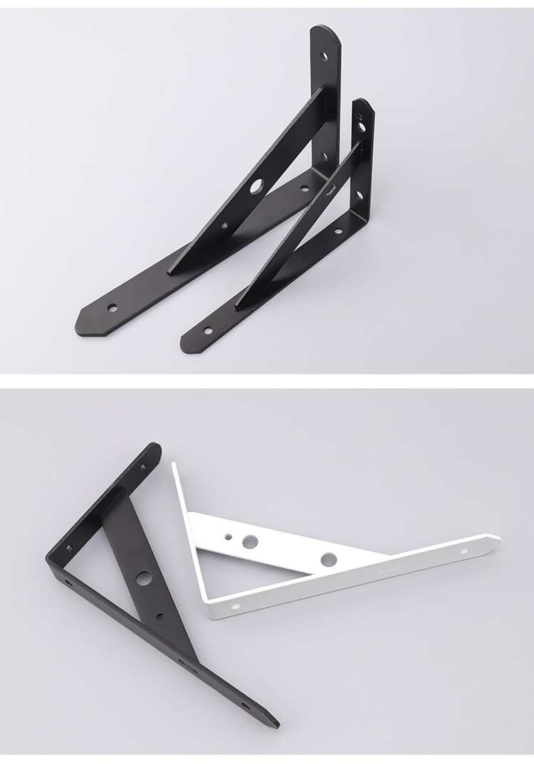 三角支架 加厚墙上置物架托架支撑固定隔板承重直角铁支撑架