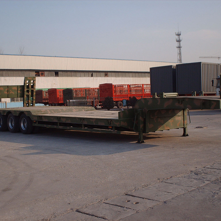 全挂车 平拖车式全挂车 多功能带箱板全挂车规格齐全