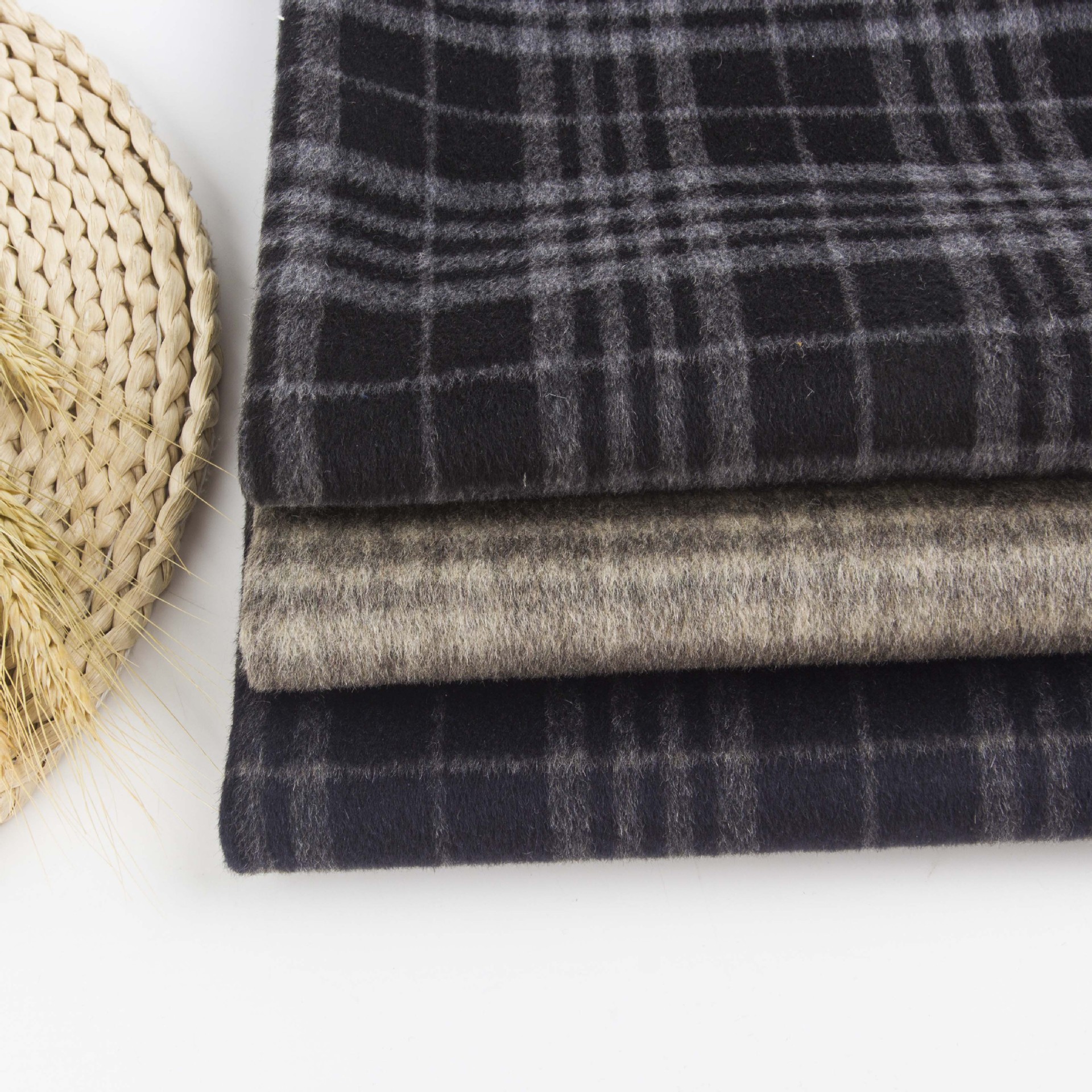 巴宝莉大衣面料