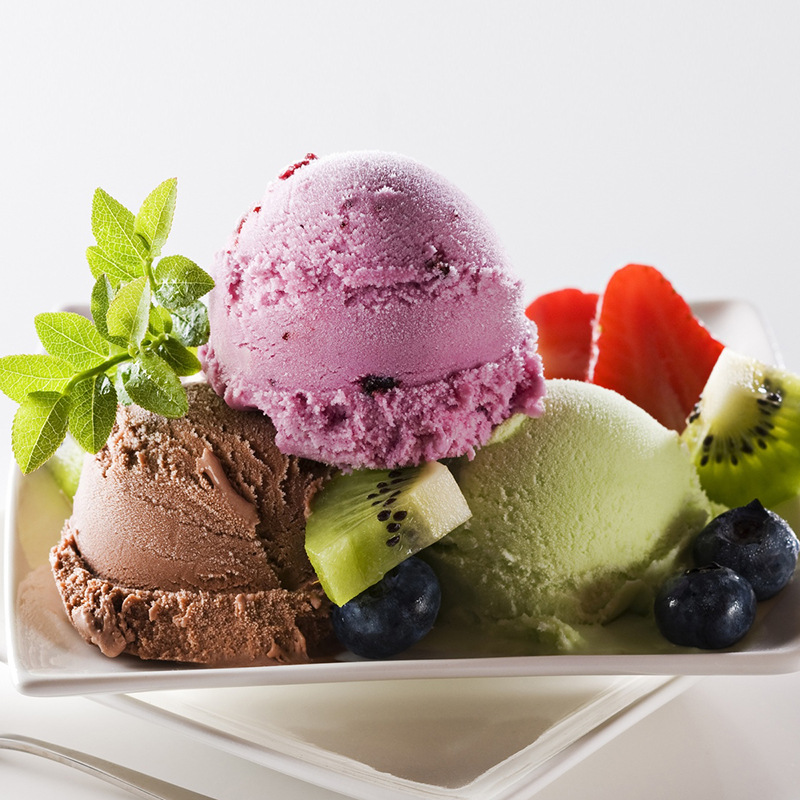挖球冰淇淋硬淇淋粉甜品连锁店定制贴牌代加工地摊货源批发