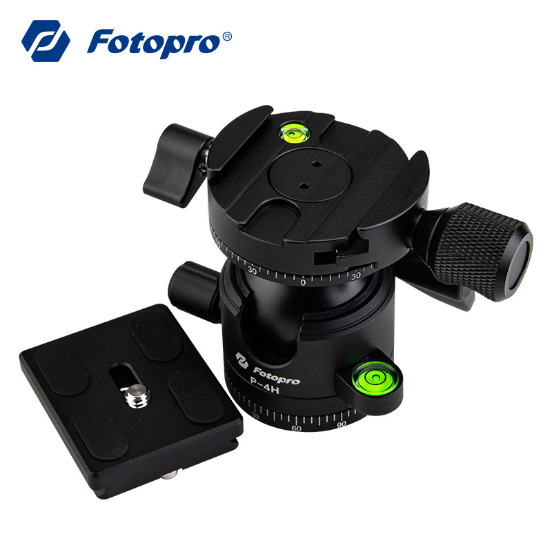 富图宝p-4h双全景球形云台单反微单相机摄影摄像赤道仪三脚架专业