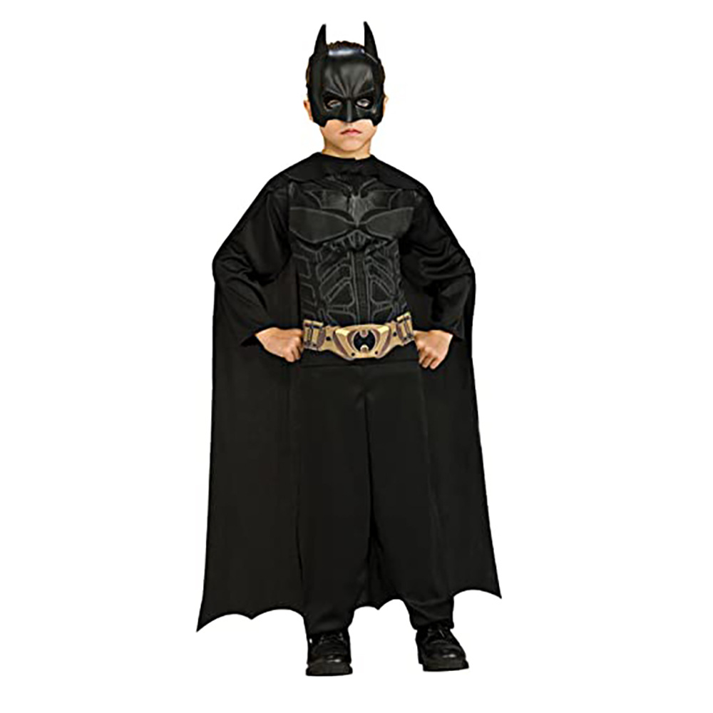 万圣节儿童成人蝙蝠侠服装动漫cosplay道具蝙蝠侠紧身衣披风服
