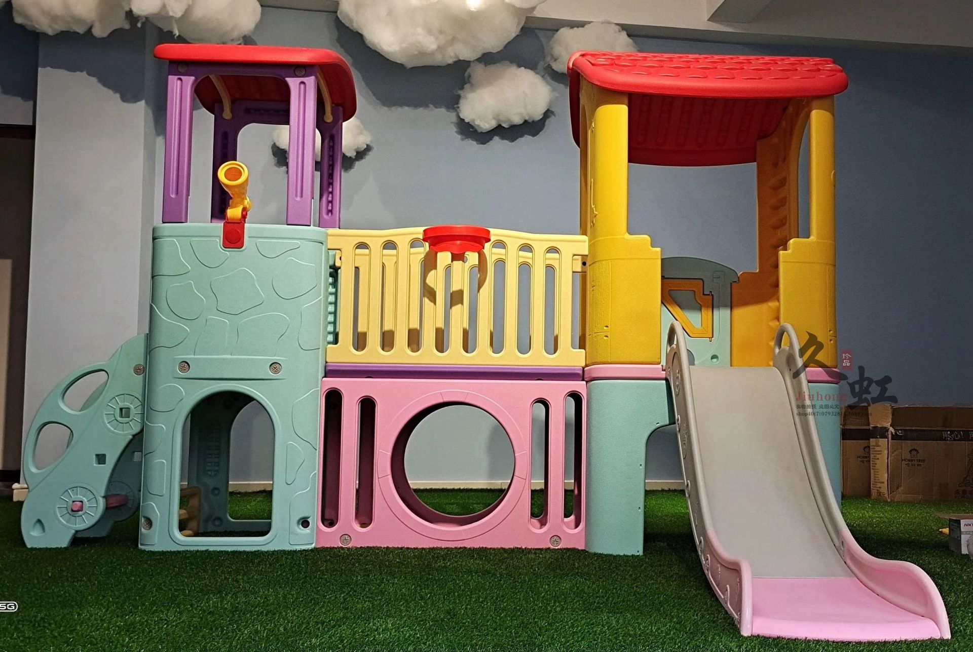 儿童室内城堡滑梯小神童滑滑梯幼儿园室外大型组合滑梯游乐场设备