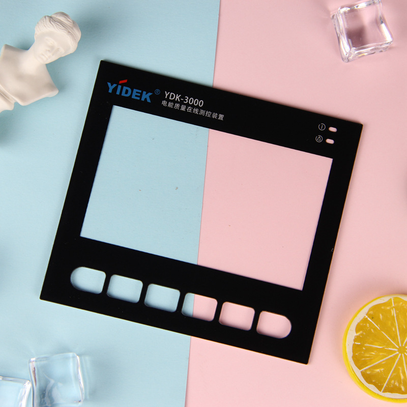 定制亚克力电子显示屏面板 亚克力装饰面板 机器电子设备面板定做