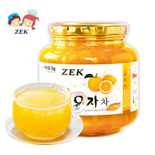 ZEK韩国进口蜂蜜柚子茶1000g罐装早餐面包涂抹果酱办公室冲调饮品